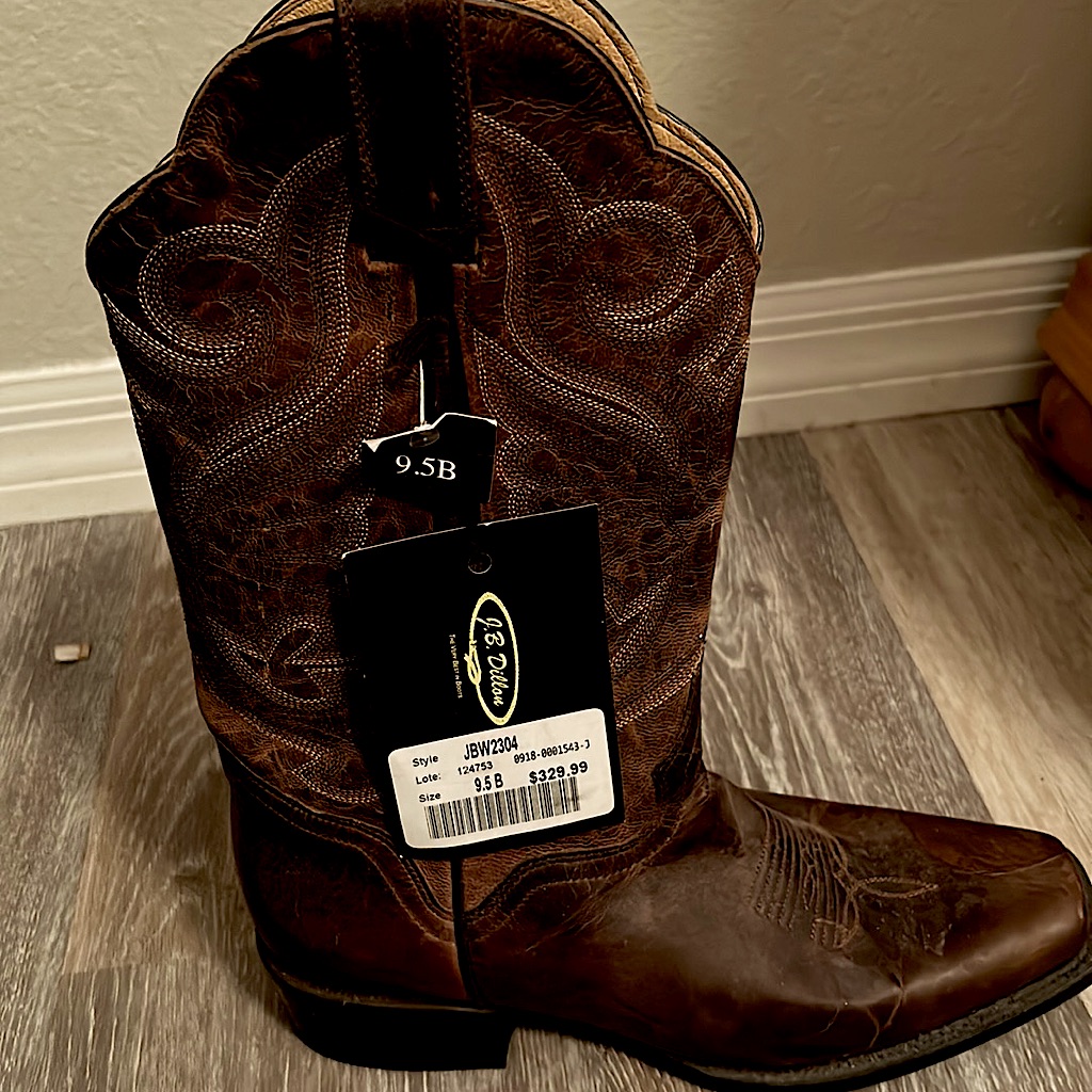 Women’s Size 9.5 J.B. Dillon Cowboy Boots